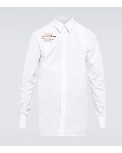 Givenchy Hemd Harness aus Baumwollpopeline - Weiß