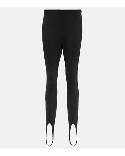 Polo Ralph Lauren High-rise Slim Stirrup Trousers - Black