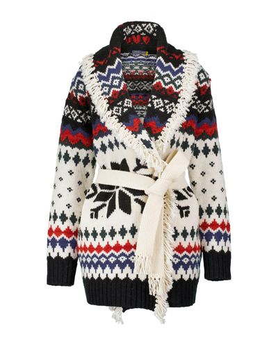 Polo Ralph Lauren Jacquard Wool-blend Cardigan - Multicolour