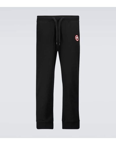 Canada Goose Pantalones deportivos Huron de algodon - Negro