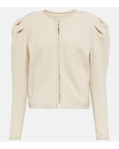 Isabel Marant Zingy Wool-blend Jacket - Natural