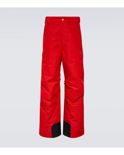 Balenciaga Pantalones de esqui cargo 3B Sports Icon - Rojo