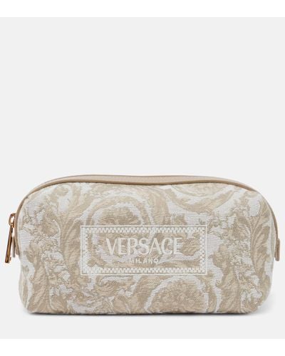 Versace Barocco Jaquard Pouch - Natural