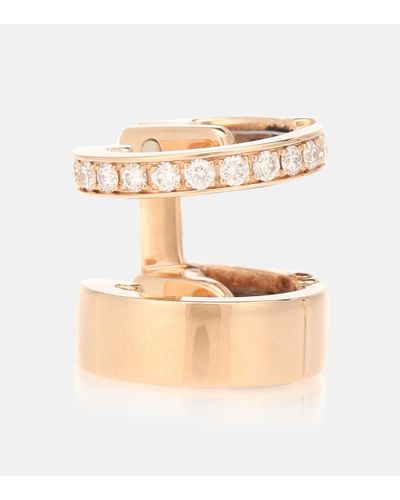Repossi Orecchino ear cuff Berbere Module in oro rosa 18kt con diamanti - Neutro