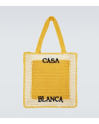Casablancabrand Crochet Tote - Yellow
