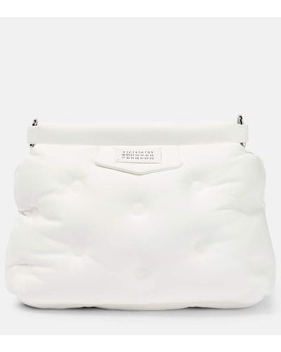 Maison Margiela Glam Slam Small Leather Shoulder Bag - White