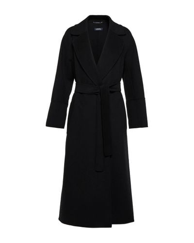 Max Mara Elisa Virgin Wool Coat - Black