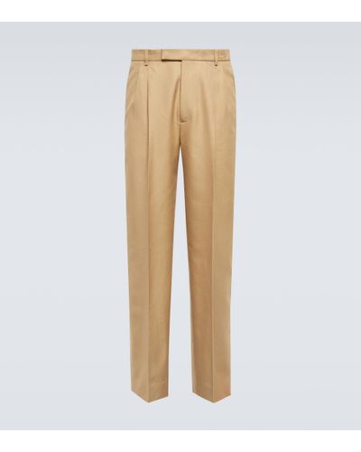 Gucci Pantalon en coton - Neutre