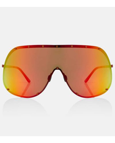 Rick Owens Sonnenbrille - Orange
