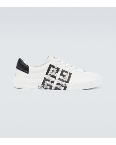 Givenchy X Disney® City Sport Printed Leather Sneakers - Metallic