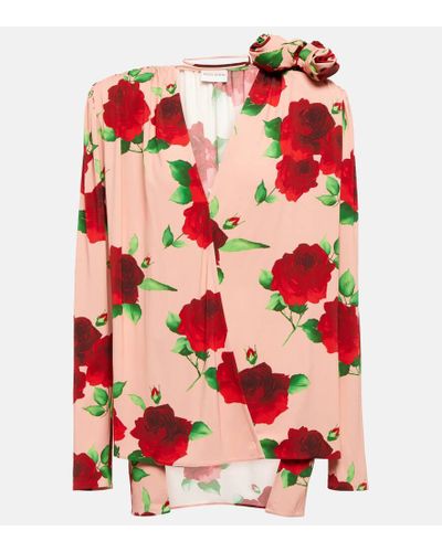 Red Magda Butrym Tops for Women | Lyst