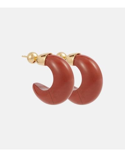 Sophie Buhai Donut 18kt Gold Vermeil And Jasper Hoop Earrings - Multicolour