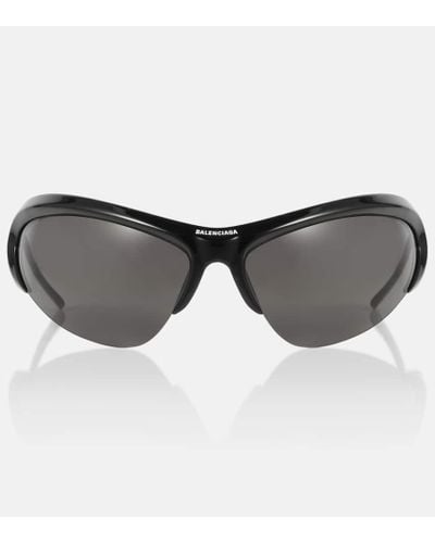 Balenciaga Cat-Eye-Sonnenbrille Wire - Grau