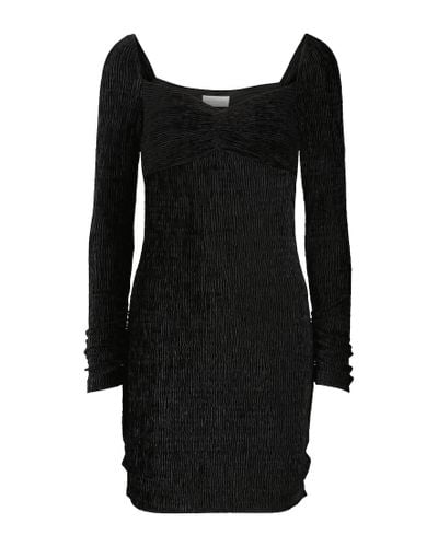 Rebecca Vallance Senna Long-sleeved Minidress - Black