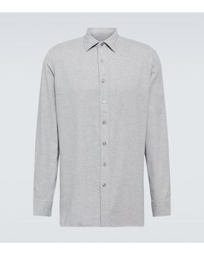 Lardini Hemd aus Baumwolle - Grau
