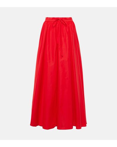 STAUD Maxi Eden Maxi Skirt - Red
