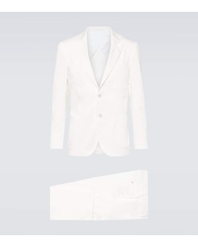 Lardini Cotton-blend Suit - White