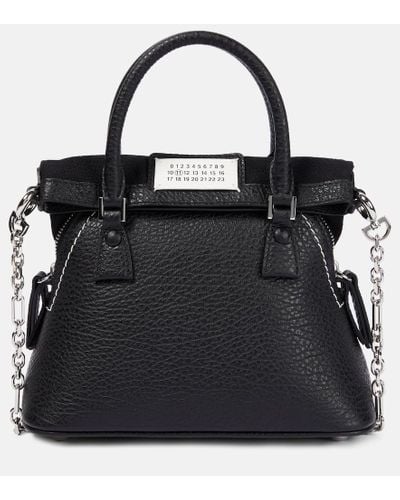 Maison Margiela 5ac Classique Leather Shoulder Bag - Black