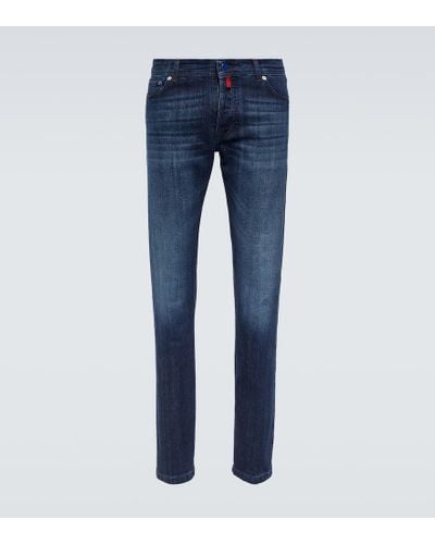 Kiton Slim Jeans - Blau