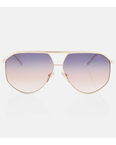 Isabel Marant Aviator Sunglasses - Metallic