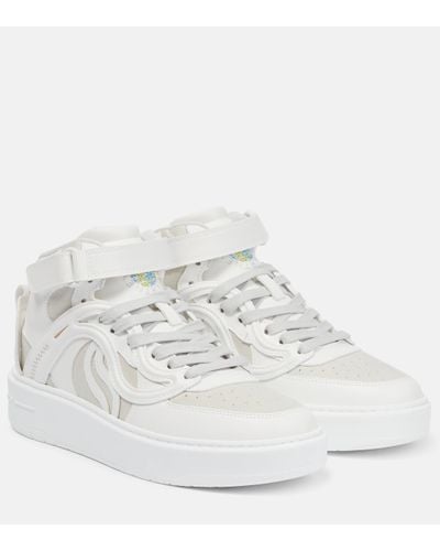 Stella McCartney S-wave 2 Faux Leather Trainers - White
