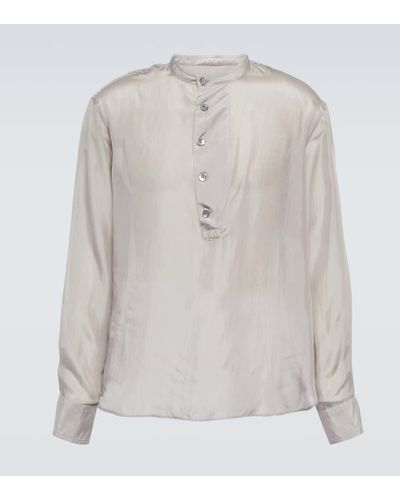 Giorgio Armani Camisa de seda - Blanco