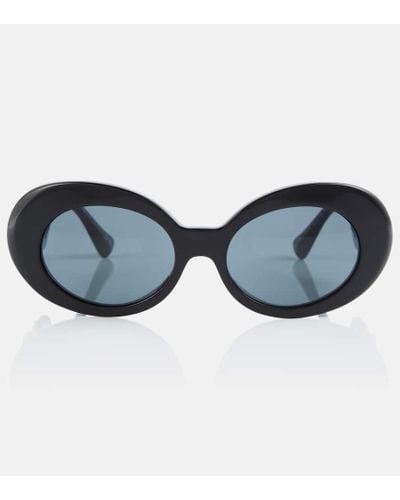 Versace Embellished Round Sunglasses - Blue