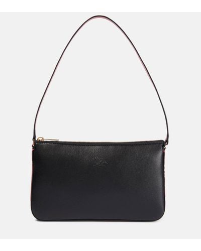 Christian Louboutin Loubila Leather Shoulder Bag - Black