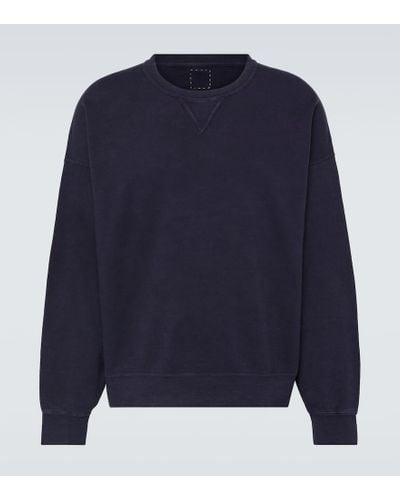 Visvim Sweatshirt aus einem Baumwollgemisch - Blau