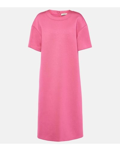 Max Mara Califfo Jersey Midi Dress - Pink