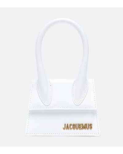 Jacquemus Le Chiquito Leather Tote Bag - White
