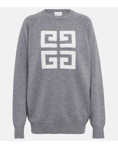 Givenchy Pullover 4G in cashmere - Grigio