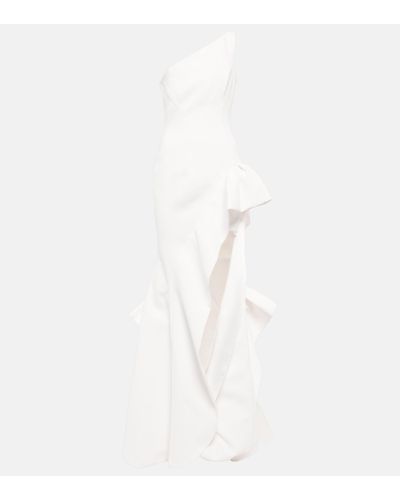 Maticevski Bridal Curiosa Ruffled Gown - White