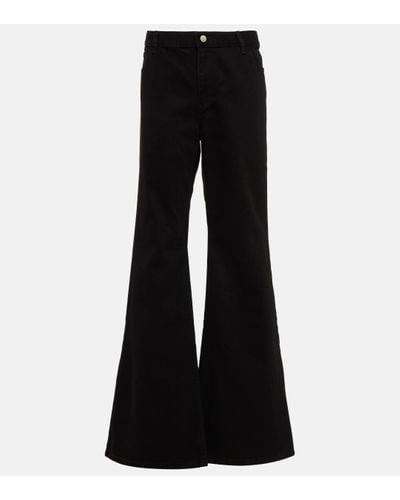 Magda Butrym Low-rise Flared Jeans - Black