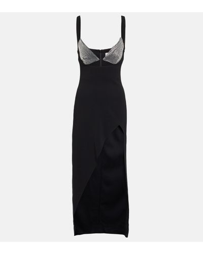 GIUSEPPE DI MORABITO Crystal-embellished Maxi Dress - Black