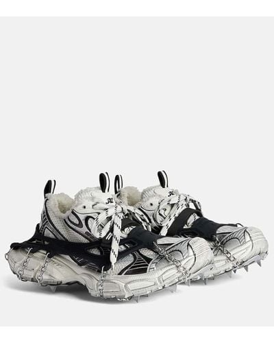 Balenciaga Sneakers runner 3xl de piel sintética 60mm - Blanco