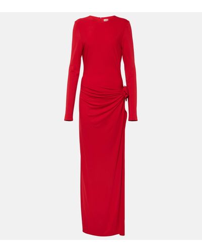 Magda Butrym Robe longue - Rouge