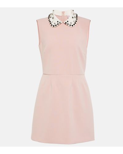 RED Valentino Robe a ornements - Rose