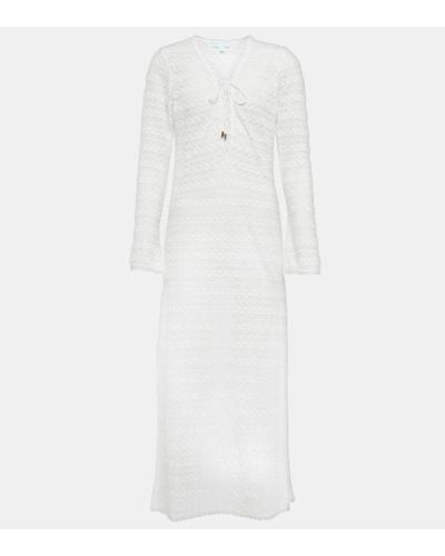 Melissa Odabash Maddison Crochet Beach Dress - White