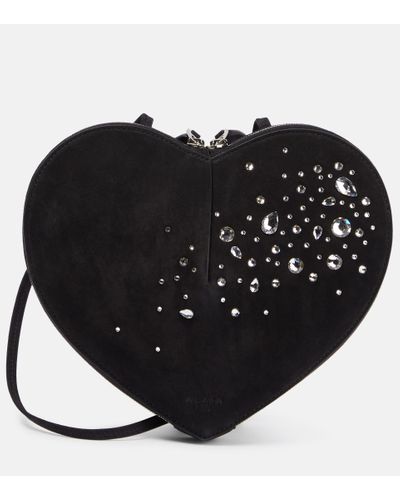 Alaïa Le Coeur heart-shaped leather shoulder bag - Women - Gold Cross-body Bags