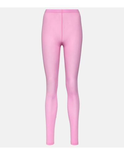 Isabel Marant Leggings Fibby in mesh - Rosa