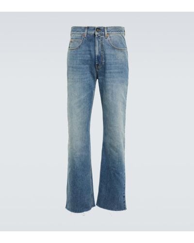 Gucci Jeans mit weitem Bein - Blau