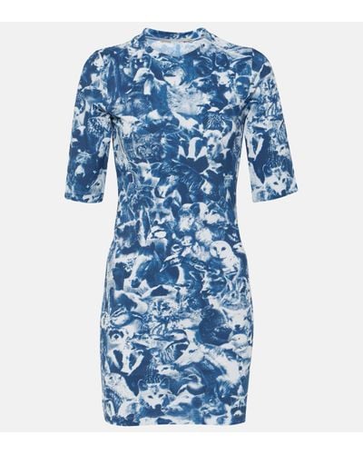 Stella McCartney Printed Minidress - Blue