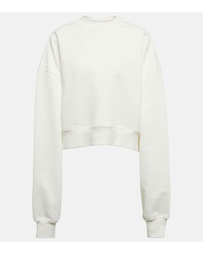 Wardrobe NYC X Hailey Bieber Hb Cotton Fleece Sweatshirt - White