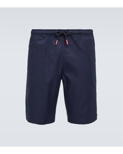 Kiton Cotton Shorts - Blue