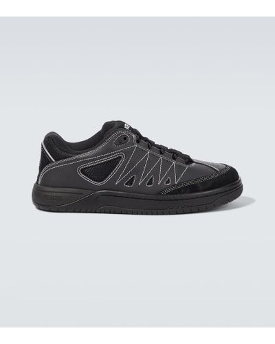 KENZO Sneakers PXT aus Leder - Schwarz