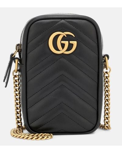 Gucci Minibolso GG Marmont - Negro