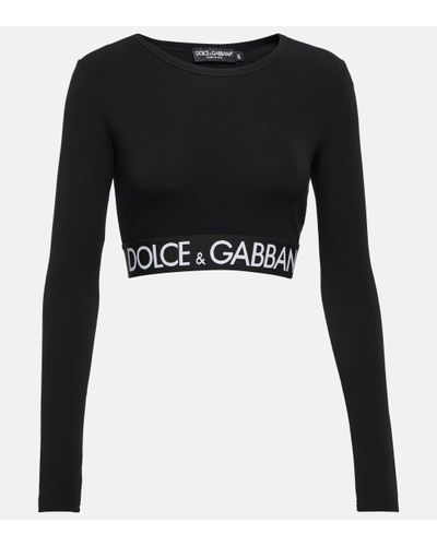 Dolce & Gabbana T-SHIRT M/LUNGA GIRO - Noir