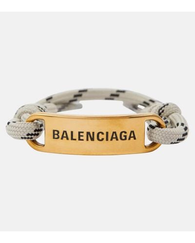 Balenciaga Armband mit Gravur - Mettallic