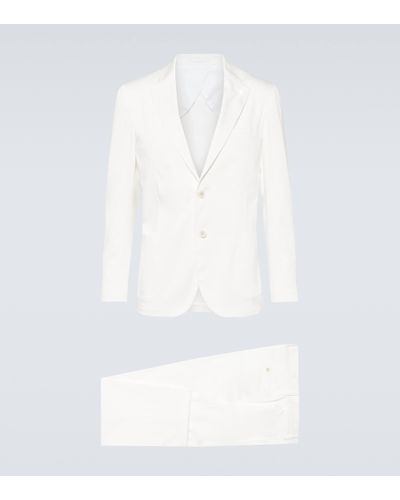 Lardini Cotton-blend Suit - White